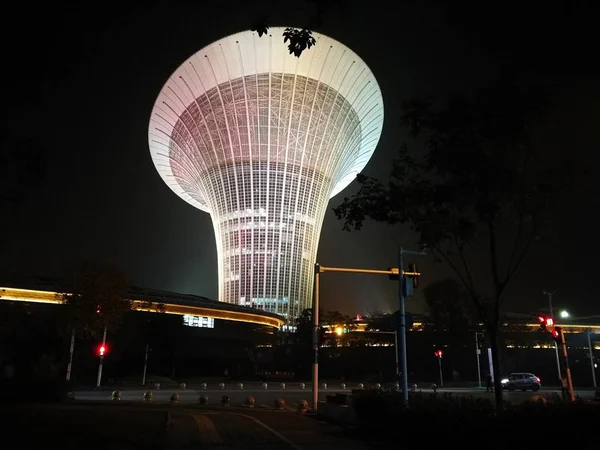 Hermosa Vista Nocturna Ciudad — Foto de Stock