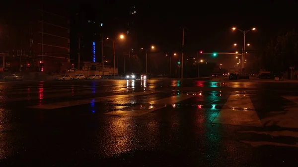 Hermosa Vista Nocturna Ciudad — Foto de Stock