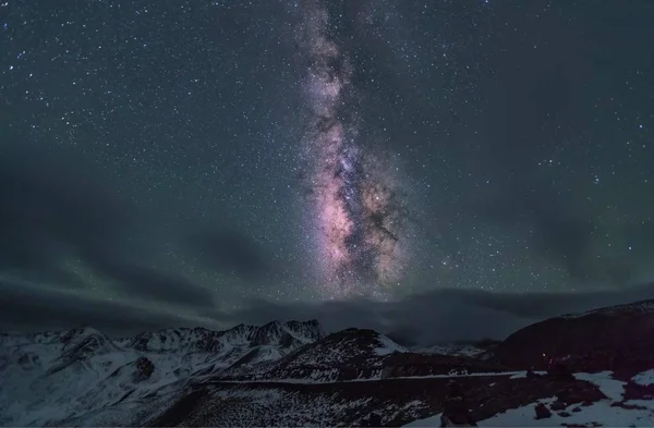 夜空の輝く星 天文宇宙 — ストック写真