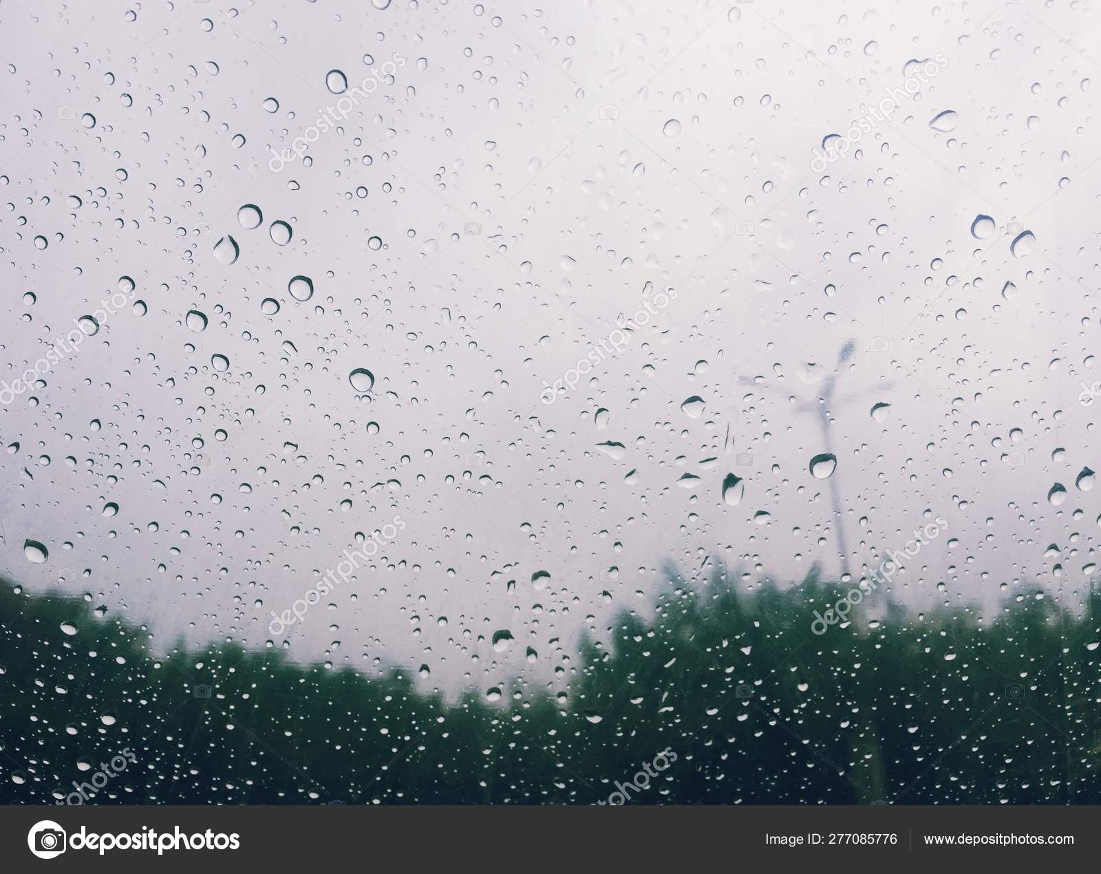 Rain Drops Glass Wet Window Rainy Weather Stock Photo Image By C Imaginechina Tuchong