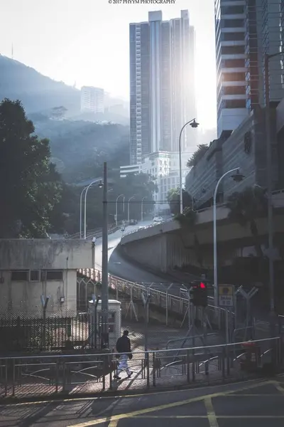 Vista Aérea Ciudad China — Foto de Stock