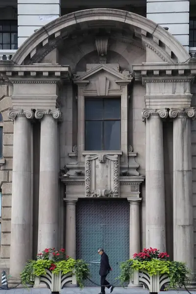 Fachada Del Edificio Ciudad Londres — Foto de Stock