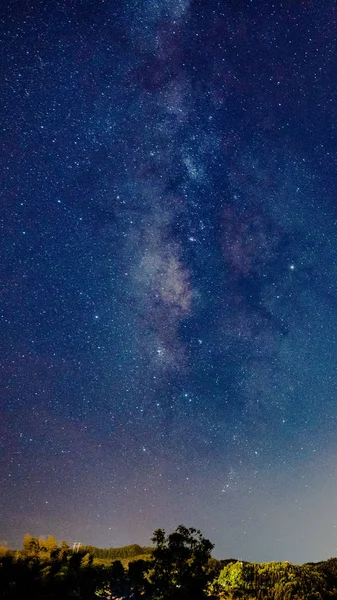 Milchstraßengalaxie Nachthimmel — Stockfoto