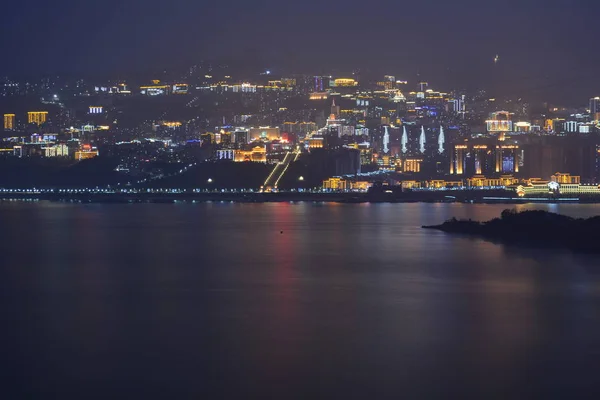 Hermosa Vista Nocturna Ciudad — Foto de Stock