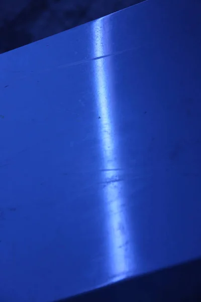 Абстрактний Фон Блакитної Металевої Пластини — стокове фото