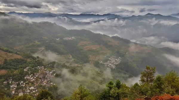 Hermosa Cordillera Huangshan Sur Provincia Anhui Este China — Foto de Stock