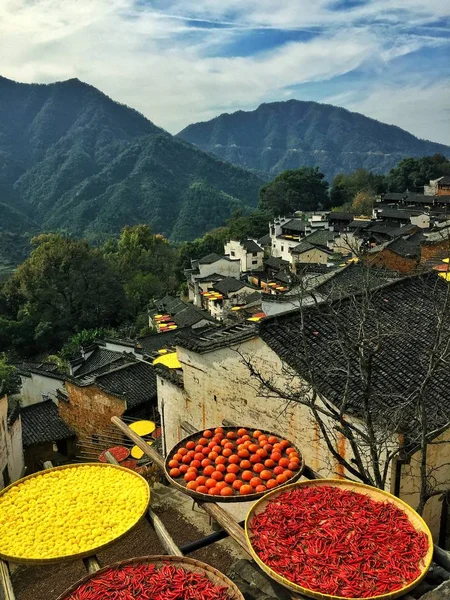 view of the village in the mountains of the island of the tourist of the most popular culture of vietnam
