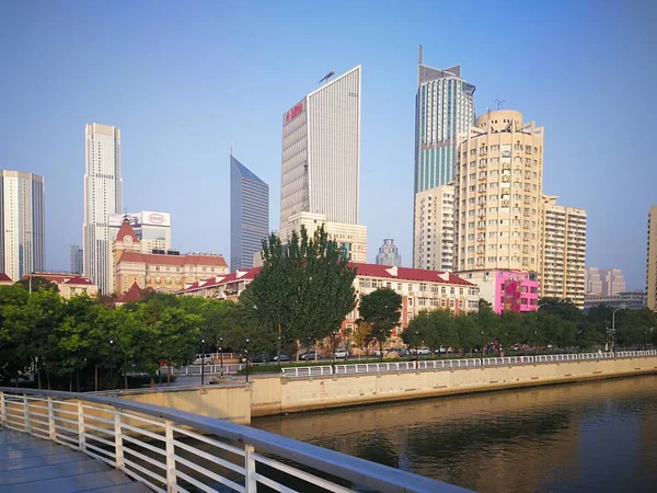 Vista Ciudad Frankfurt Main Alemania — Foto de Stock