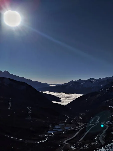 Hermoso Paisaje Montaña Fondo — Foto de Stock