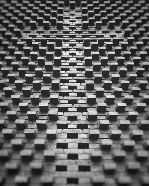 Абстрактний Фон Чорно Білої Квадратної Плитки — стокове фото