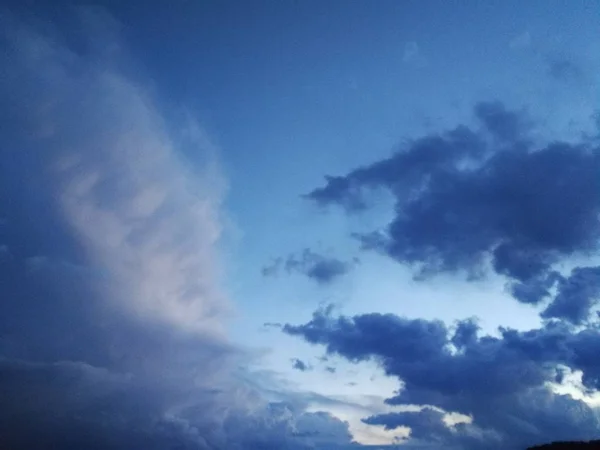 Hermoso Cielo Azul Con Nubes — Foto de Stock