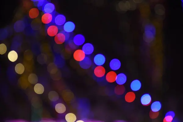 Fondo Abstracto Las Luces Navidad — Foto de Stock