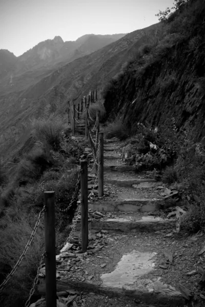 in south africa mountains in black and white