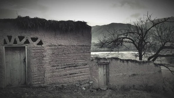 Antigua Casa Abandonada Pueblo — Foto de Stock