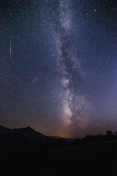 Hermoso Cielo Estrellado Noche — Foto de Stock