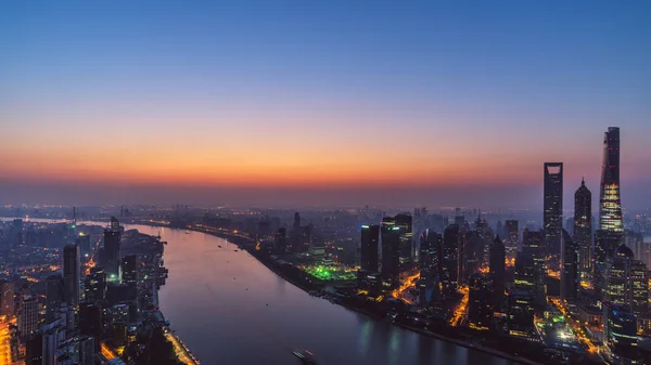 Vista Aérea Ciudad Moderna — Foto de Stock