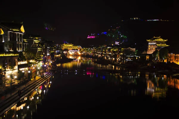 Hermosa Vista Nocturna Ciudad — Foto de Stock