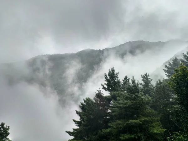 Ομίχλη Στα Βουνά — Φωτογραφία Αρχείου