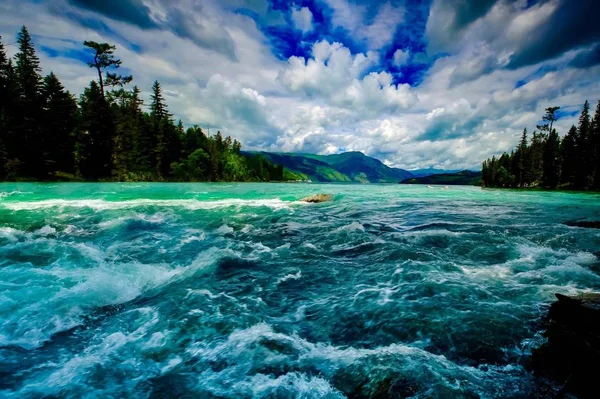 Bellissimo Lago Montagna — Foto Stock