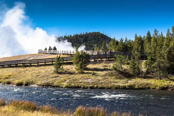 Hermoso Paisaje Del Parque Nacional Yellowstone — Foto de Stock