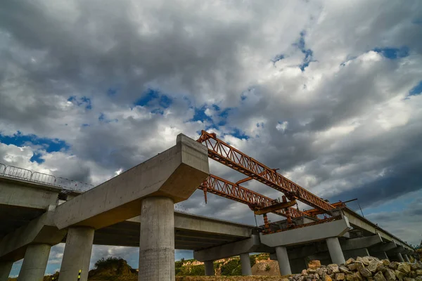 Puente Puerto Ciudad — Foto de Stock