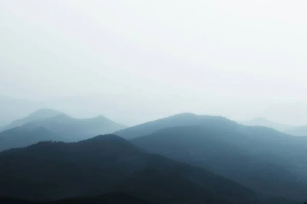 Ορεινό Τοπίο Πρωί — Φωτογραφία Αρχείου