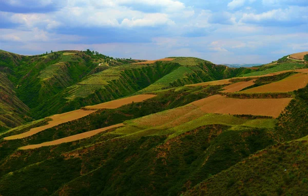 Hermosas Colinas Verdes Las Montañas — Foto de Stock