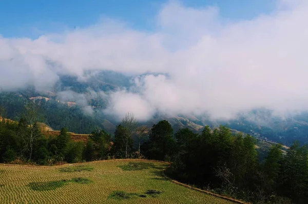 Paisaje Montaña Por Mañana — Foto de Stock