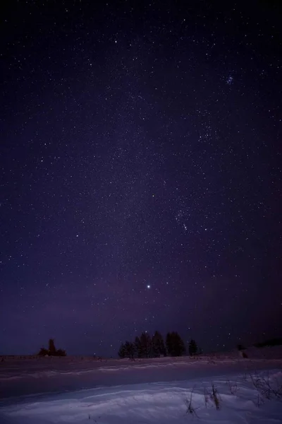 Starry Fundo Céu Noite — Fotografia de Stock