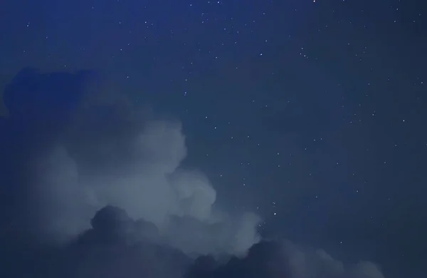 Hermoso Cielo Nocturno Con Estrellas — Foto de Stock