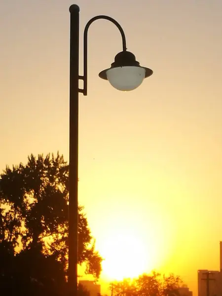 Vue Pittoresque Scène Coucher Soleil — Photo