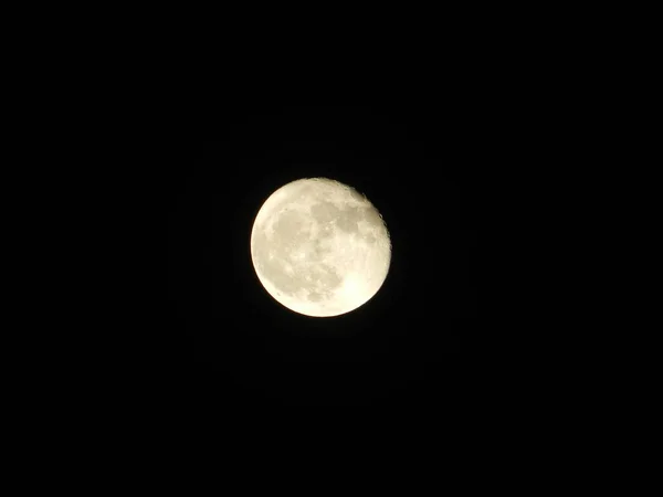 Beautiful moon in night sky