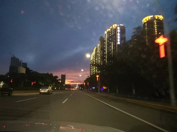 Hermosa Vista Nocturna Ciudad — Foto de Stock