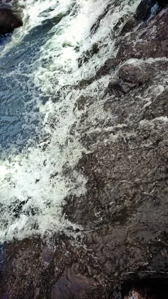 abstract background of rocks and waves