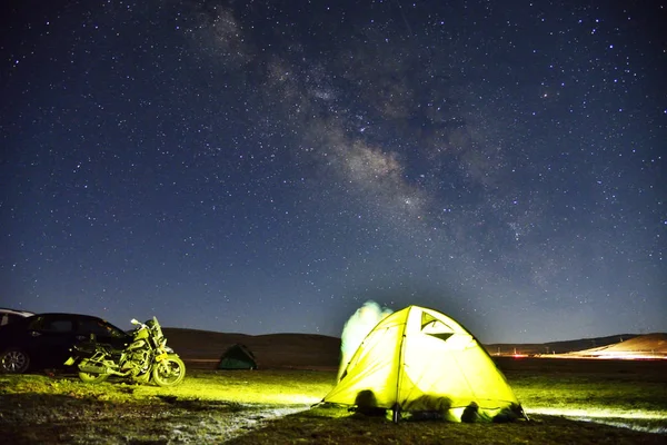 Hermoso Cielo Estrellado Noche — Foto de Stock