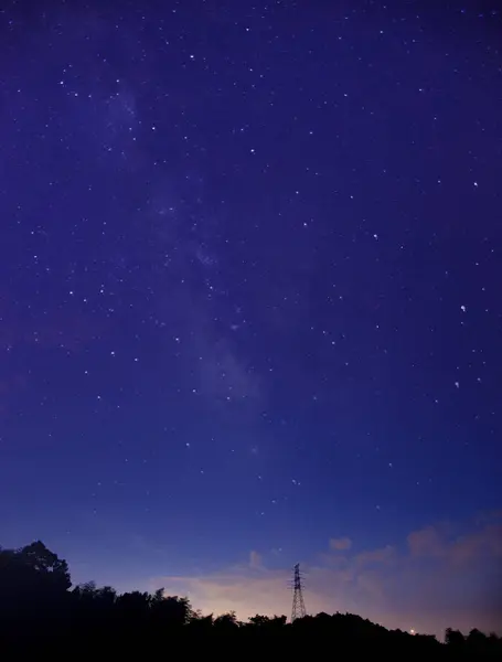 Nachthimmel Mit Sternen — Stockfoto