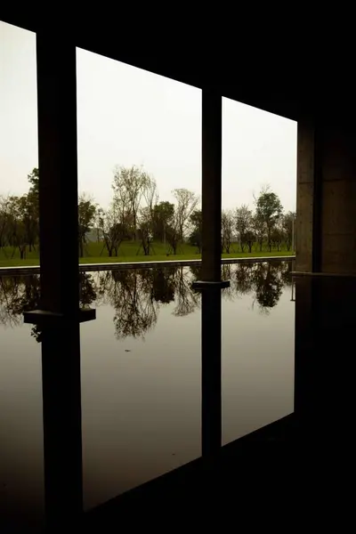 Hermosa Vista Del Lago Parque — Foto de Stock