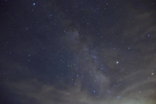 Astrofotografía Estrellas Nocturnas Brillantes — Foto de Stock