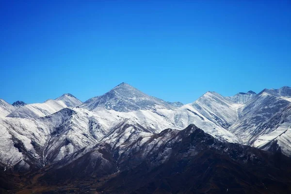 Hermoso Paisaje Invierno Los Alpes — Foto de Stock
