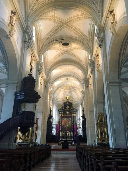 Interior Catedral Vitus Prague República Checa — Foto de Stock
