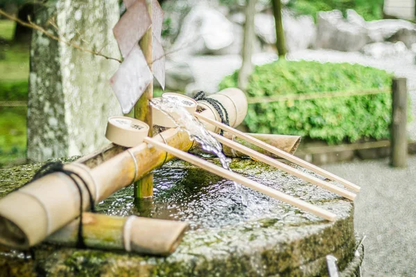 Una Pequeña Fuente Parque — Foto de Stock