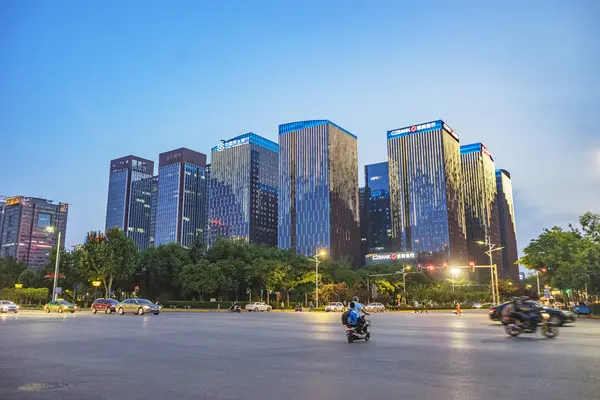 Edificios Modernos Ciudad Shanghai China — Foto de Stock
