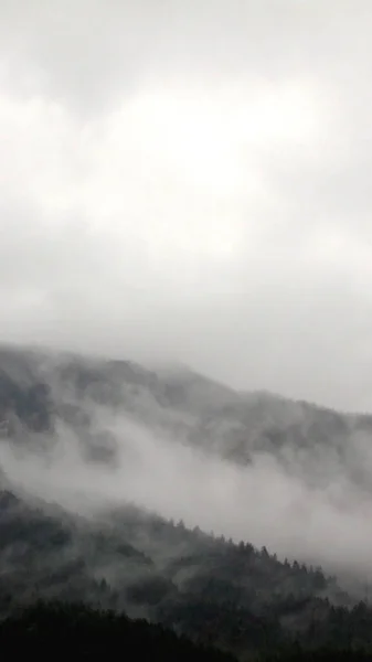 Nebbia Montagna — Foto Stock