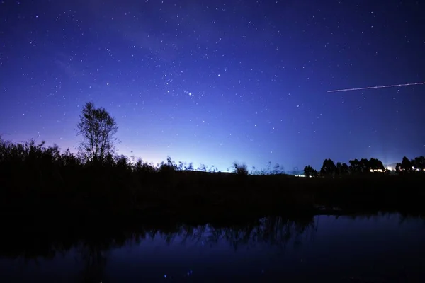 Estrellas Brillantes Cielo Nocturno — Foto de Stock