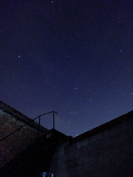 Hermoso Cielo Estrellado Noche — Foto de Stock