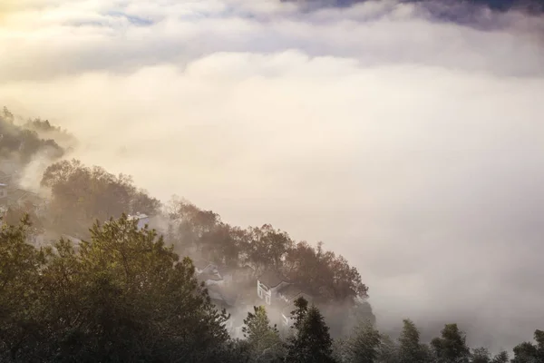 Bellissimo Tramonto Montagna — Foto Stock