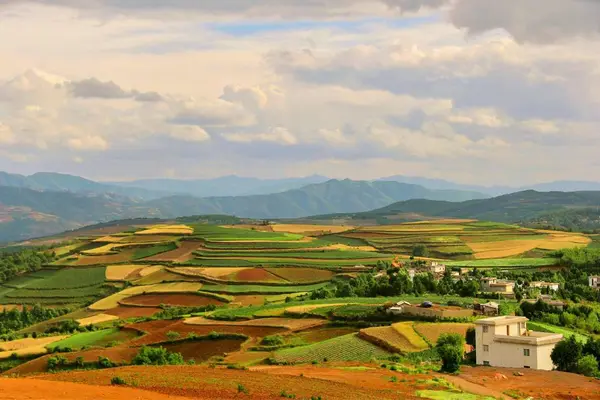 Hermoso Paisaje Del Pueblo Región Chianti Italia — Foto de Stock