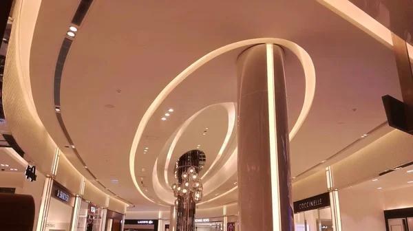 interior of a modern hotel lobby