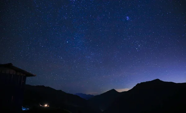 Vía Láctea Estrellas Cielo Galaxia — Foto de Stock