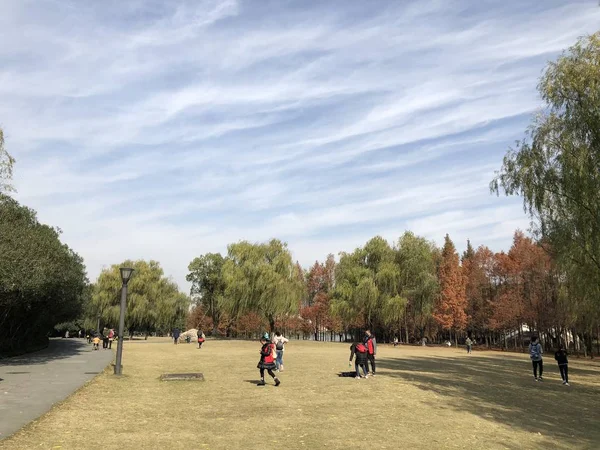 Una Vista Parque Ciudad Barcelona — Foto de Stock